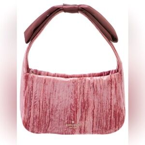 Kate Spade crushed velvet shoulder bag